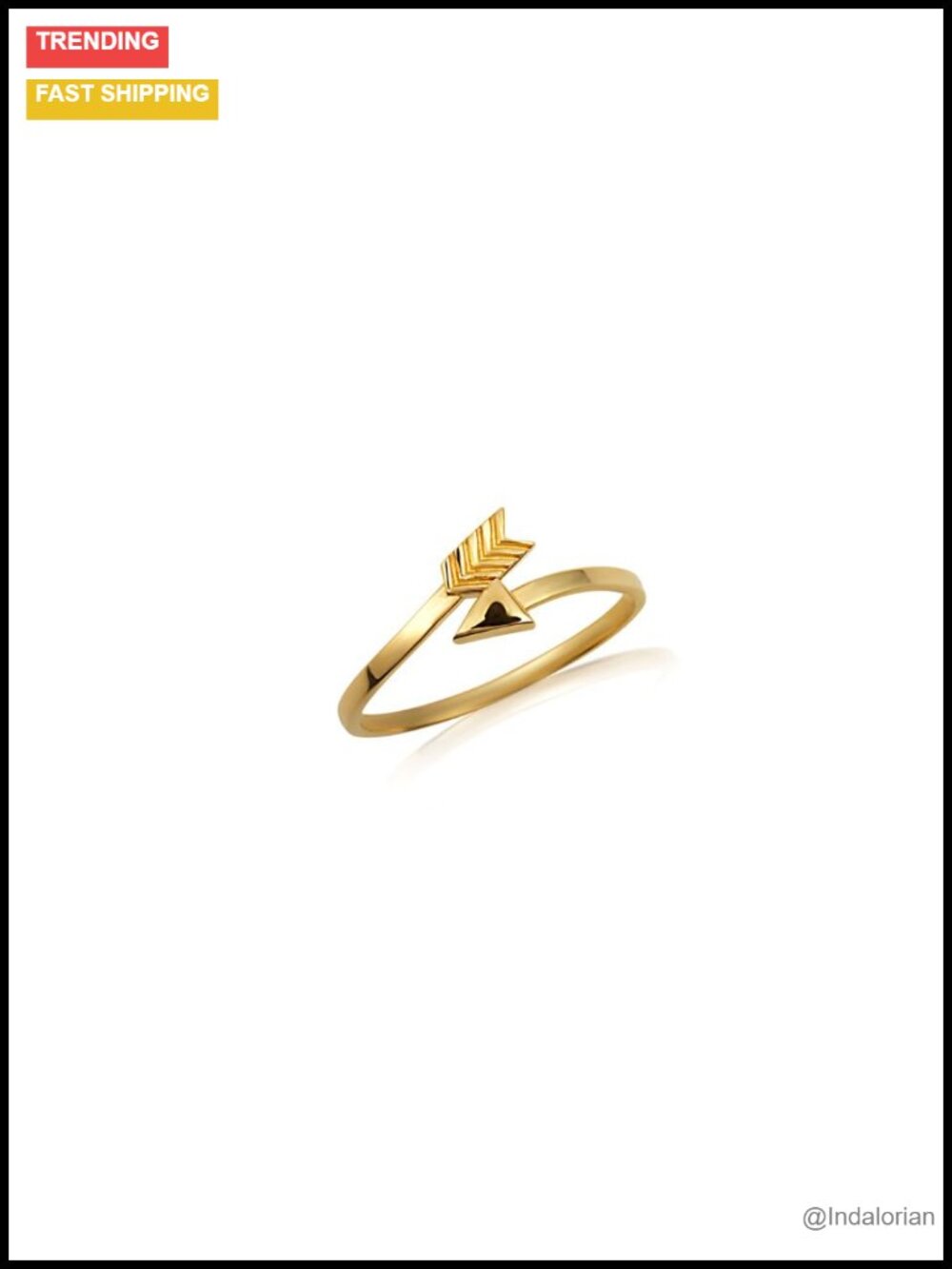 Solid Gold Toe Ring 10K 14K Adjustable Open Band